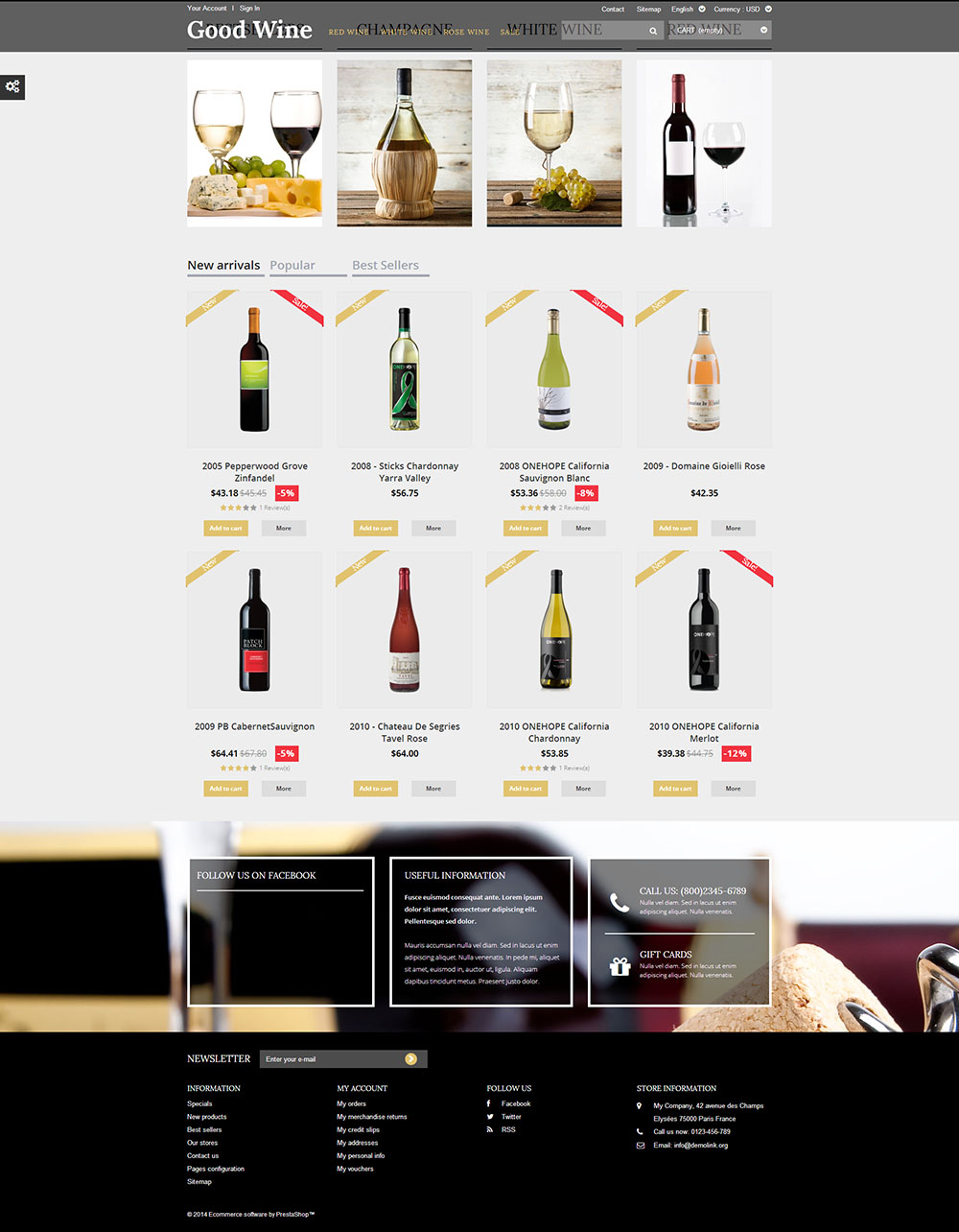 食品饮料酒类外贸英文网站(图1)